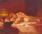 Gordon Coutts, Odalisque, oil on canvas