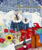 Eugenia, Menage A Trois, oil on canvas