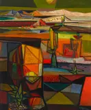 Karl Baumann, Memories, 1954-55, oil on panel