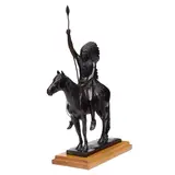Cyrus Edwin Dallin, The Signal of Peace, 1890, bronze with brown patina