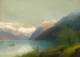Hermann Herzog, A lake in the mountains
