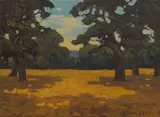 Gottardo Piazzoni, The Oaks, Parkfield, California; Green-brae (a group of two)