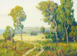 Maurice Braun, Cottages in a Clearing