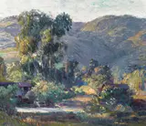 Joseph Kleitsch, Artist's Paradise (Laguna Beach), oil on canvas
