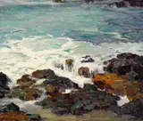 George Kennedy Brandriff, Swirling Foam, oil on canvas