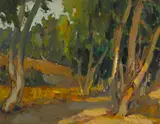 Franz Bischoff, Trees in scattered light