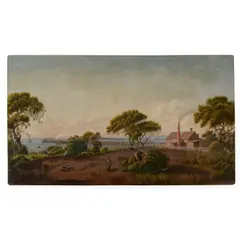 Joseph Lee, Alameda Shore, alternatively titled, Bird Point, Alameda, circa 1868, oil on canvas
