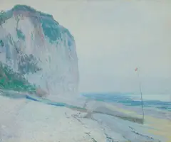 Guy Rose, Foggy Morning, Veules (Normandy Coast), circa 1909, oil on canvas