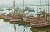 Donald Teague, Fishing Boats in Monterey Harbor