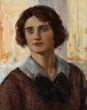 Joseph Kleitsch, Portrait of M'lle 'E', 1926, oil on canvas