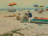Granville Redmond, A Day at the Beach