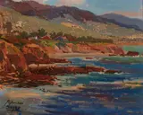 Fred Grayson Sayre, Laguna Beach, oil on board