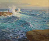 Granville Redmond, The Mighty Deep, 1918, oil on canvas