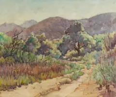 Charles A. Fries, The Abandoned Road, 1931, oil on canvas