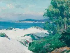 Guy Rose, Carmel Dunes, oil on panel