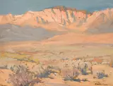 Inyo County by Edgar Alwin Payne, oil on board, sold Apr 2021