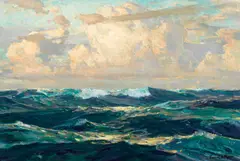 Frank Harmon Myers, Evening Splendor, oil on canvas