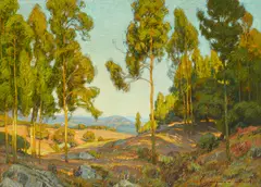 William Wendt, In the Shadow of the Grove (Sunlight and Shadow), 1907, oil on canvas