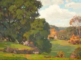William Wendt, Along the River Bed