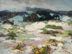 Franz Bischoff, Drifting Mist (Lingering), Monterey Coast, oil on canvas