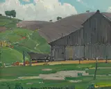 William Wendt, Grey Barn