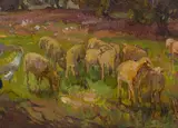 Franz Bischoff, Flock of Sheep