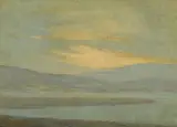 Granville Redmond, Dusk (Bay View at Sunset)