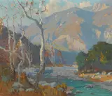 Autumn — Eaton Cañon by Marion Wachtel, 1930, oil on canvas, offered Apr 2021