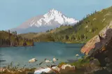 William Keith, Mount Shasta, from Castle Lake, oil on canvas