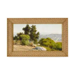 Thaddeus Welch, Overlooking Golden Gate Park, San Francisco, oil on canvas