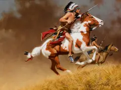 Into the Battle by Frank McCarthy, circa 2000, oil on board, offered Feb 2021