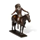 Cyrus Edwin Dallin, Appeal to the Great Spirit, 1913, bronze with dark brown patina