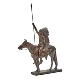 Cyrus Edwin Dallin, The Signal of Peace, 1890, bronze with brown patina