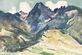 Kenneth Miller Adams, Mountain Landscape, Afternoon