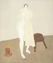 Milton Avery, Robed Nude, 1960, oil on canvas