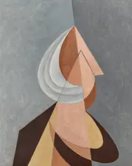 La Femme Picasso by Charles Green Shaw, 1935, oil on canvasboard, sold Nov 2021