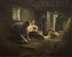 Abbott Fuller Graves, The Basketmakers, oil on canvas