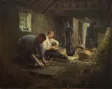 Abbott Fuller Graves, The Basketmakers, oil on canvas