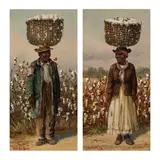 William Aiken Walker, Cottonpickers: A Pair of Works, oil on board, each