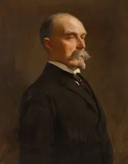 John White Alexander, Portrait of Alonzo Barton Hepburn, circa 1910-11, oil on canvas