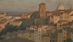 Everett Warner, Siena, 1909, oil on canvas