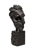Reuben Nakian, Head of Marcel Duchamp, 1943, bronze with brown patina