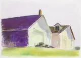 Wolf Kahn, Barns in Amagansett