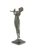 Allegra by Harriet Whitney Frishmuth, 1929, bronze with greenish brown patina, sold May 2021