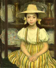 John Koch, Christina, circa 1940, oil on canvas