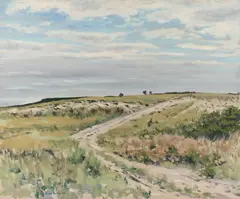 Simon Parkes, The Middle of Hardings Beach, 2000, oil on canvas