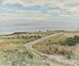 Simon Parkes, The Middle of Hardings Beach, 2000, oil on canvas