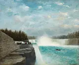 William A. Coulter, Niagara Falls, Prospect Point, oil on canvas