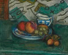 Still Life Arrangement by Louis Ritman, oil on Masonite, sold Dec 2020