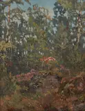 Leon Foster Jones, A House in the Woods, oil on canvas